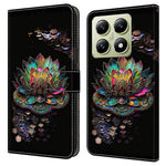 For Xiaomi 14T Case Pattern Printed Protective Cover TPU+PU Leather Flip Phone Case