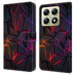 For Xiaomi 14T Case Pattern Printed Protective Cover TPU+PU Leather Flip Phone Case