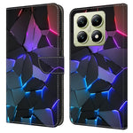 For Xiaomi 14T Case Pattern Printed Protective Cover TPU+PU Leather Flip Phone Case