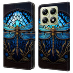 For Xiaomi 14T Case Pattern Printed Protective Cover TPU+PU Leather Flip Phone Case