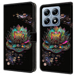 For Xiaomi 14T Pro Case Pattern Printed Protective Cover TPU+PU Leather Flip Phone Case