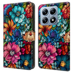 For Xiaomi 14T Pro Case Pattern Printed Protective Cover TPU+PU Leather Flip Phone Case