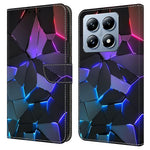 For Xiaomi 14T Pro Case Pattern Printed Protective Cover TPU+PU Leather Flip Phone Case