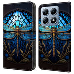 For Xiaomi 14T Pro Case Pattern Printed Protective Cover TPU+PU Leather Flip Phone Case
