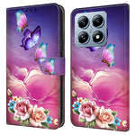 For Xiaomi 14T Pro Case Pattern Printed Protective Cover TPU+PU Leather Flip Phone Case