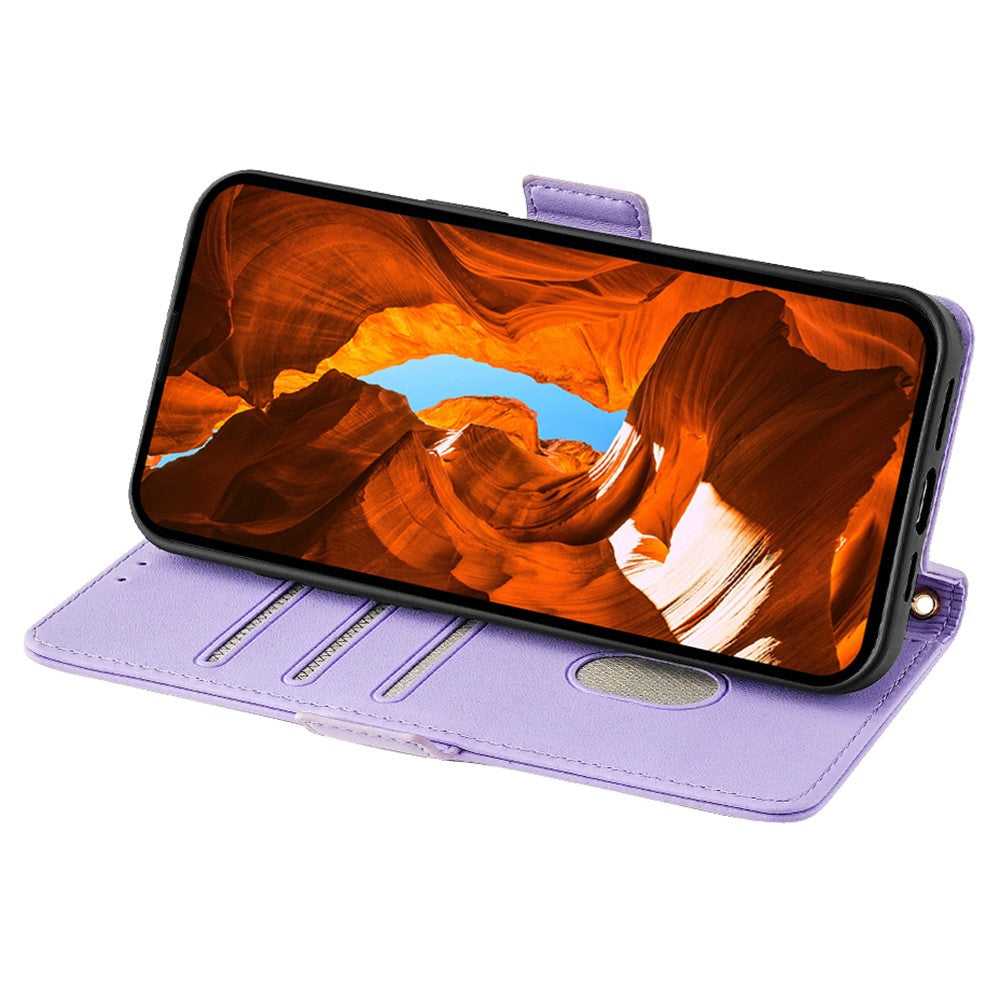 For Xiaomi 14T Leather Wallet Case RFID Blocking Stand Cover with Hand Strap