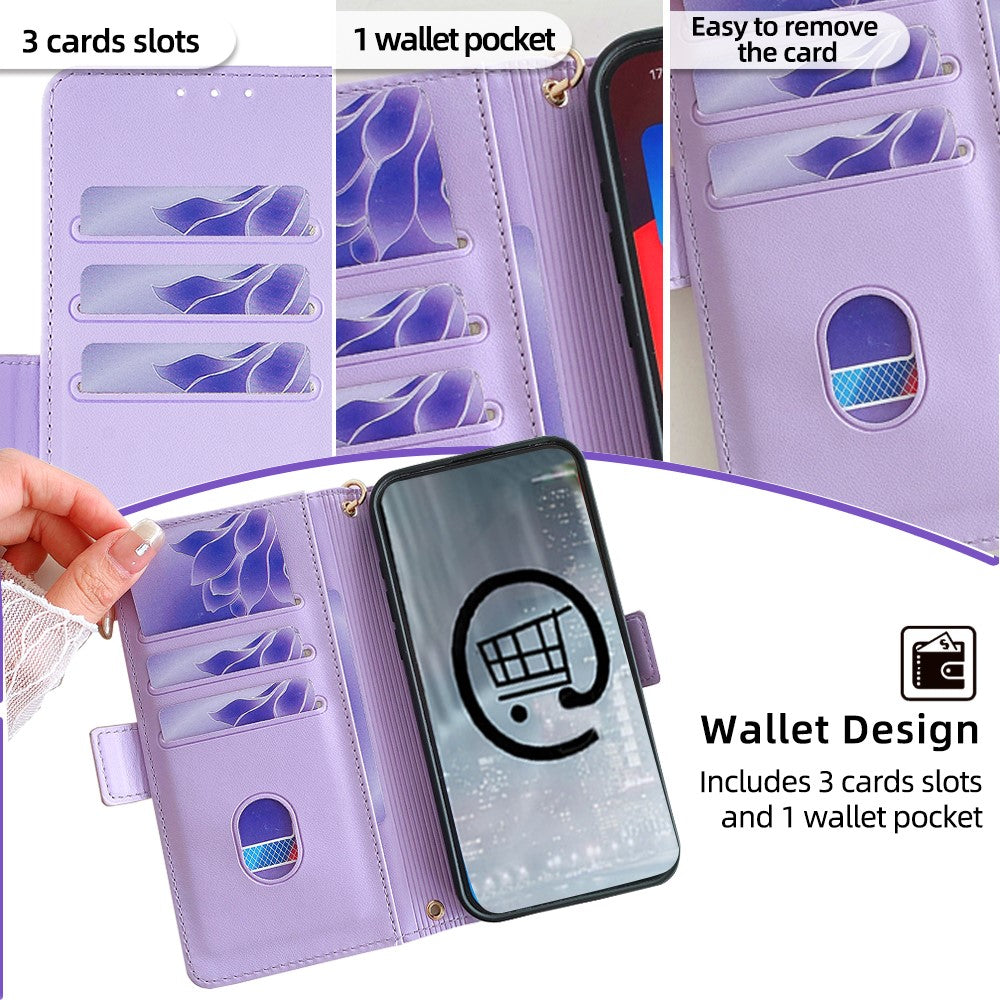 For Xiaomi Redmi Note 14 Pro 5G / Poco X7 5G Leather Wallet Case RFID Blocking Stand Cover with Hand Strap