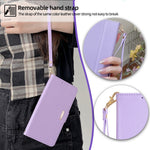 For Xiaomi Redmi Note 14 Pro 5G / Poco X7 5G Leather Wallet Case RFID Blocking Stand Cover with Hand Strap