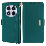 For Xiaomi Redmi Note 14 Pro 5G / Poco X7 5G Leather Wallet Case RFID Blocking Stand Cover with Hand Strap