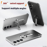 Til Samsung Galaxy S25+ Cover Hard PC Rammeløs Bagmaling Kickstand Telefoncover