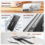 Til Samsung Galaxy S25+ Cover Hard PC Rammeløs Bagmaling Kickstand Telefoncover
