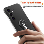 Til Samsung Galaxy S25+ Cover Hard PC Rammeløs Bagmaling Kickstand Telefoncover