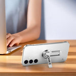 Til Samsung Galaxy S25+ Cover Hard PC Rammeløs Bagmaling Kickstand Telefoncover