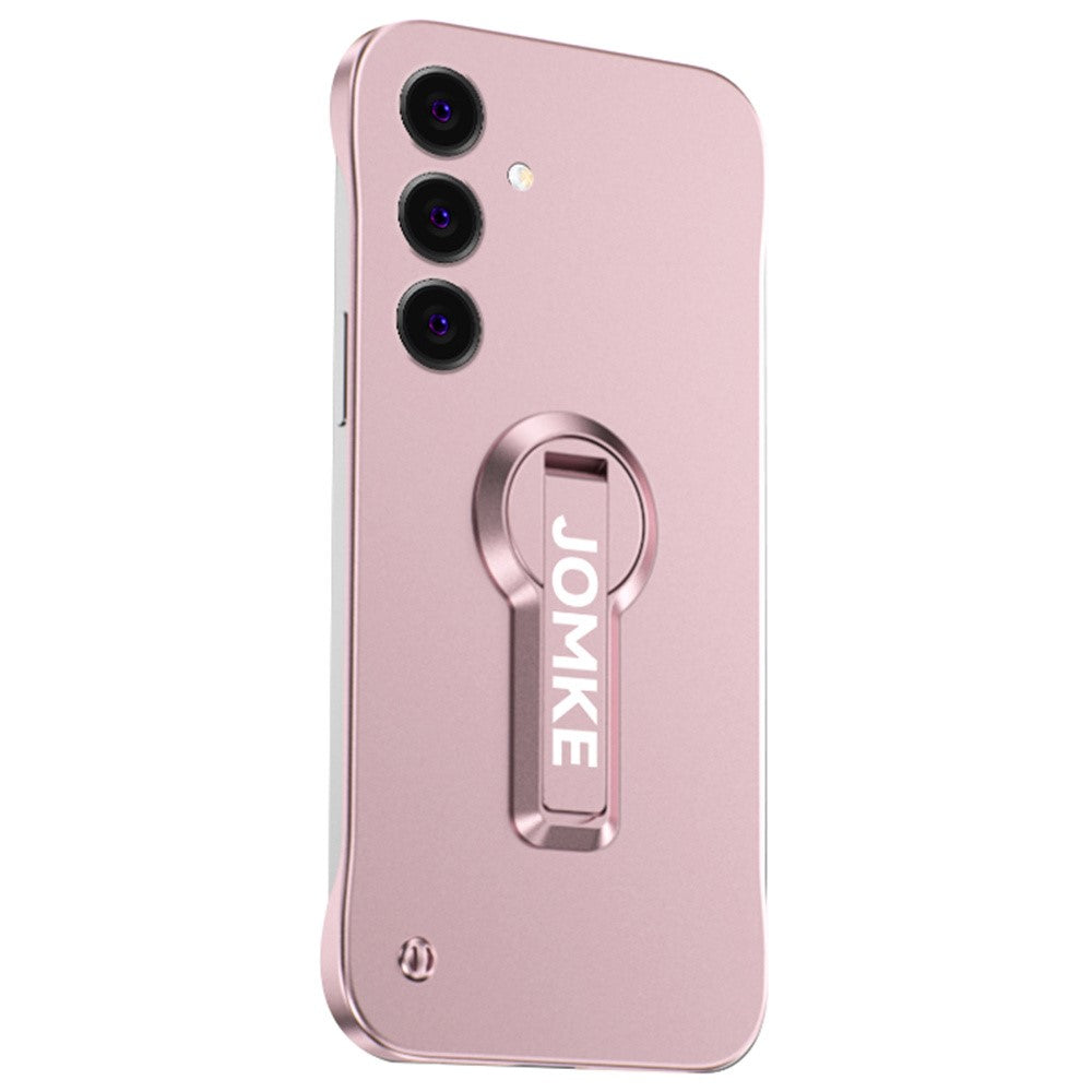 Til Samsung Galaxy S25+ Cover Hard PC Rammeløs Bagmaling Kickstand Telefoncover