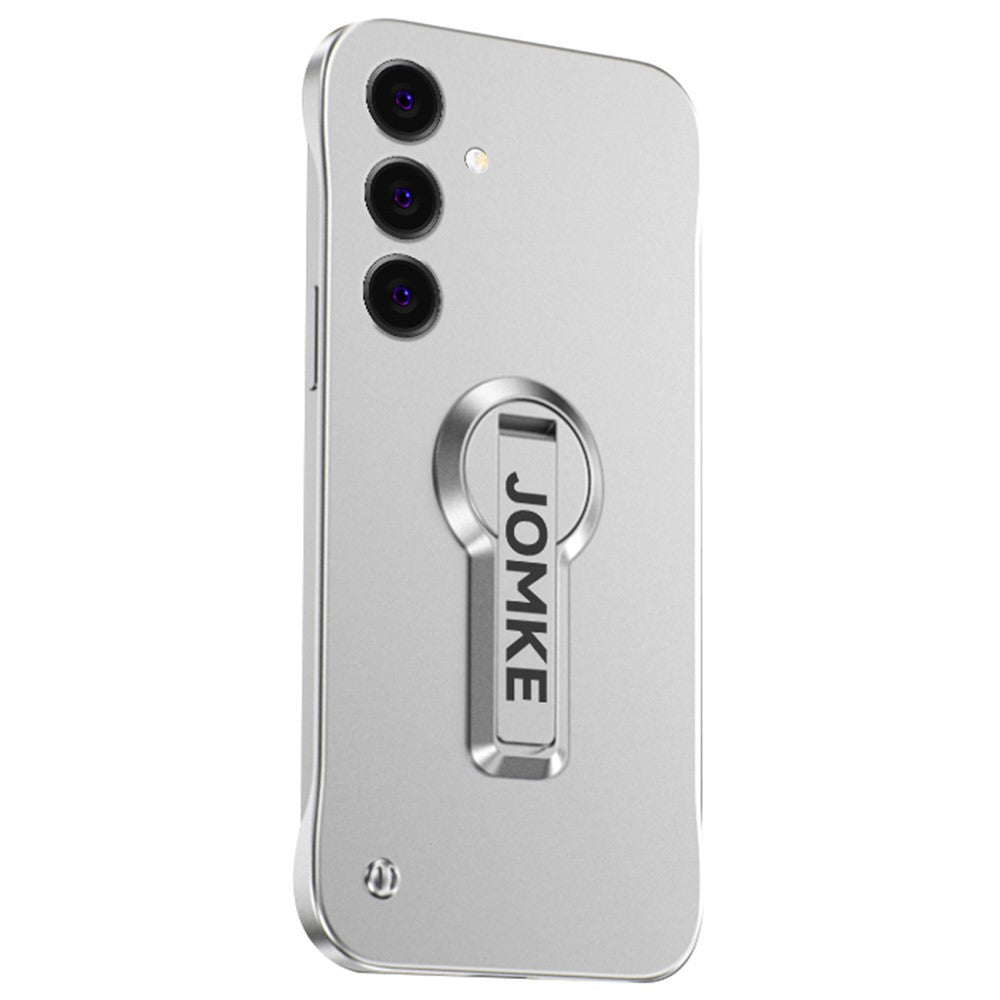 Til Samsung Galaxy S25+ Cover Hard PC Rammeløs Bagmaling Kickstand Telefoncover