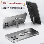 For Xiaomi 14 Case Hard PC Frameless Baking Paint Kickstand Phone Cover