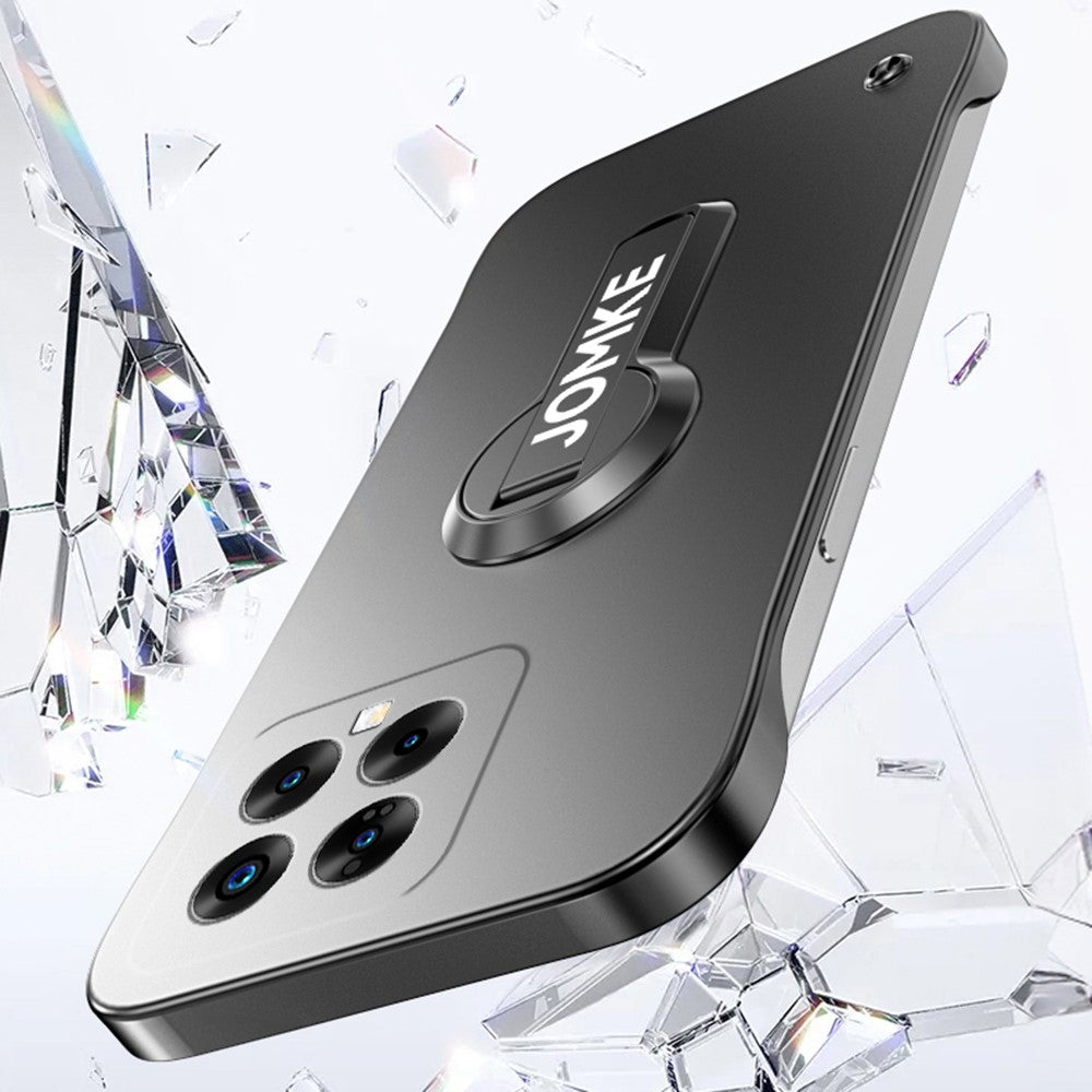 For Xiaomi 14 Case Hard PC Frameless Baking Paint Kickstand Phone Cover