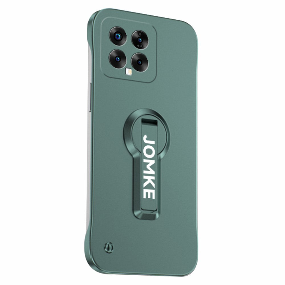 For Xiaomi 14 Case Hard PC Frameless Baking Paint Kickstand Phone Cover