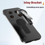 For Xiaomi 14 Ultra Case Hard PC Frameless Baking Paint Kickstand Phone Cover