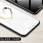 For Samsung Galaxy S25 Ultra Case Tempered Glass+PC+TPU Phone Protector Pattern Printing