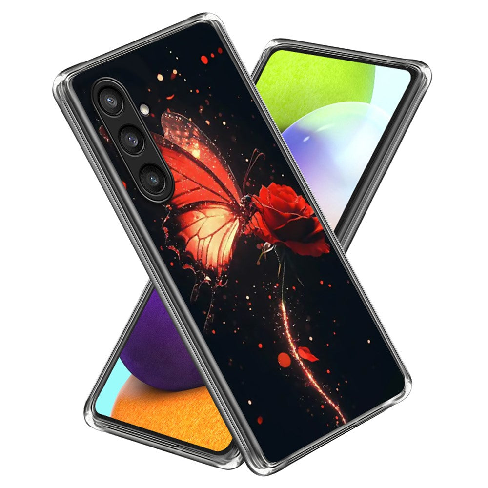 Samsung Galaxy A18 5G / A18 4G / A17 5G / A17 4G / A26 5G cover med trykt mønster, stødsikkert TPU-mobilcover