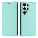 For Samsung Galaxy S25 Ultra Wallet Case RFID Blocking Litchi Texture Leather Mobile Cover