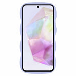 Til Samsung Galaxy A36 5G / A56 5G etui TPU beskyttende telefoncover unikt krøllet bølgeramme