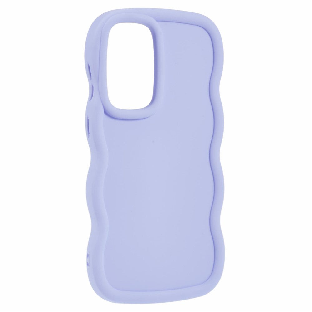 Til Samsung Galaxy A36 5G / A56 5G etui TPU beskyttende telefoncover unikt krøllet bølgeramme