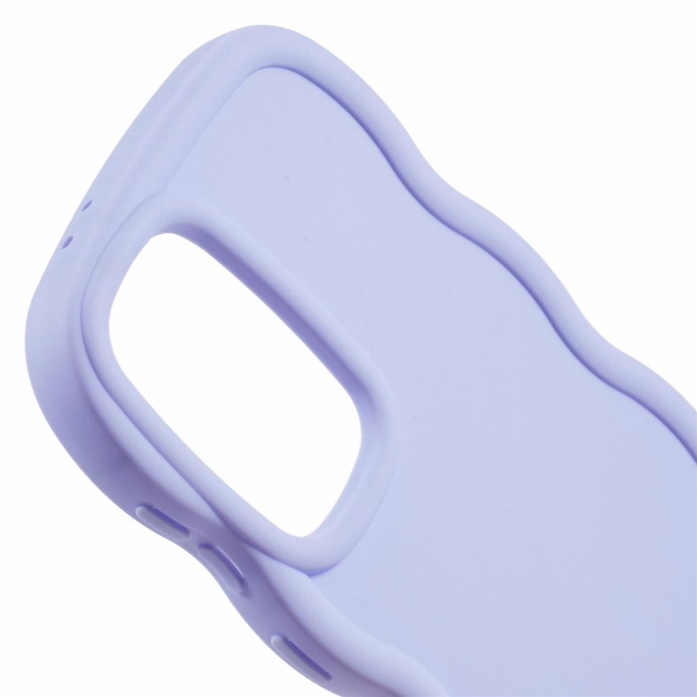 Til Samsung Galaxy A36 5G / A56 5G etui TPU beskyttende telefoncover unikt krøllet bølgeramme