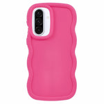 Til Samsung Galaxy A36 5G / A56 5G etui TPU beskyttende telefoncover unikt krøllet bølgeramme