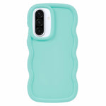 Til Samsung Galaxy A36 5G / A56 5G etui TPU beskyttende telefoncover unikt krøllet bølgeramme