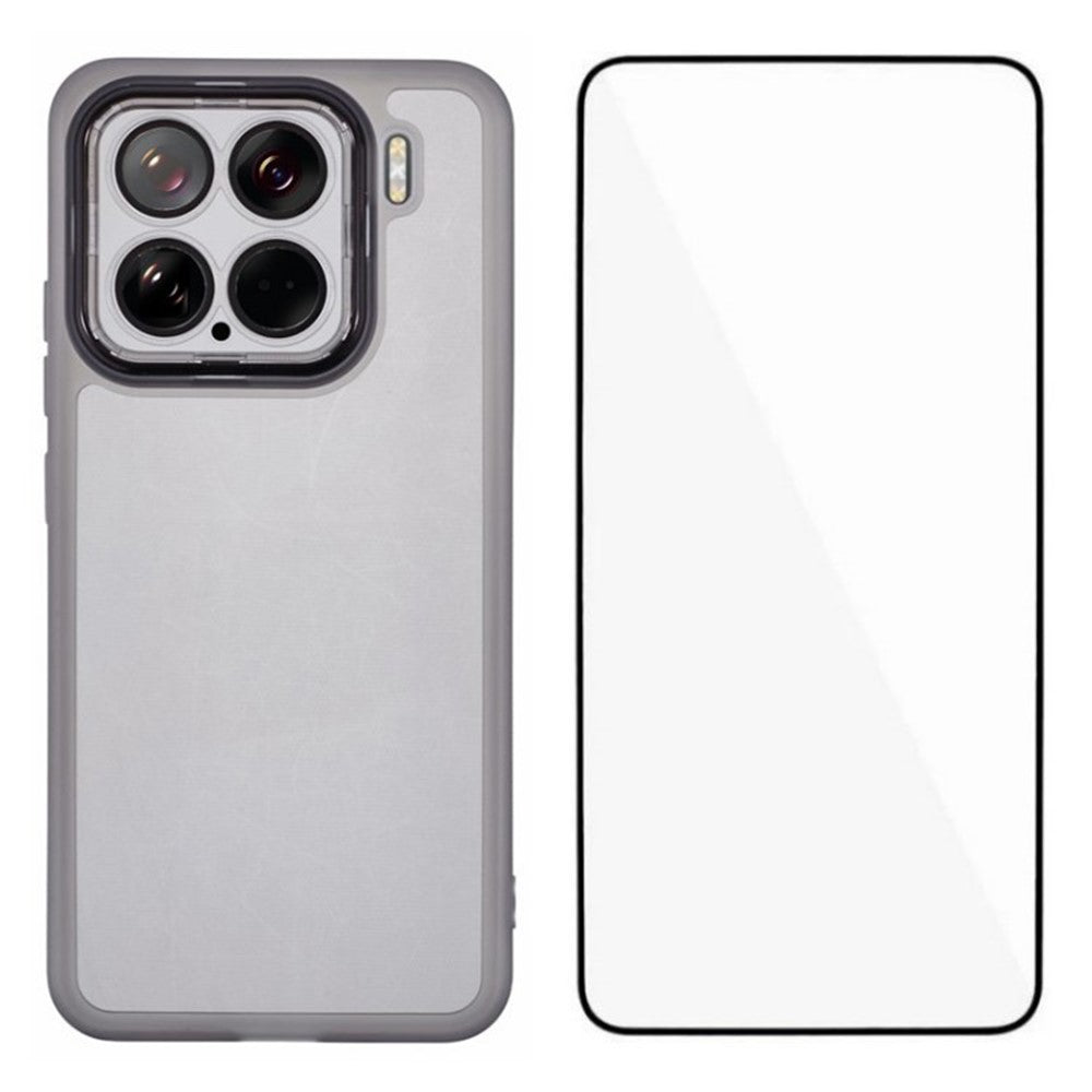 WANLONFENG DKSM Series for Xiaomi 15 TPU Case Electroplated Frame with Tempered Glass