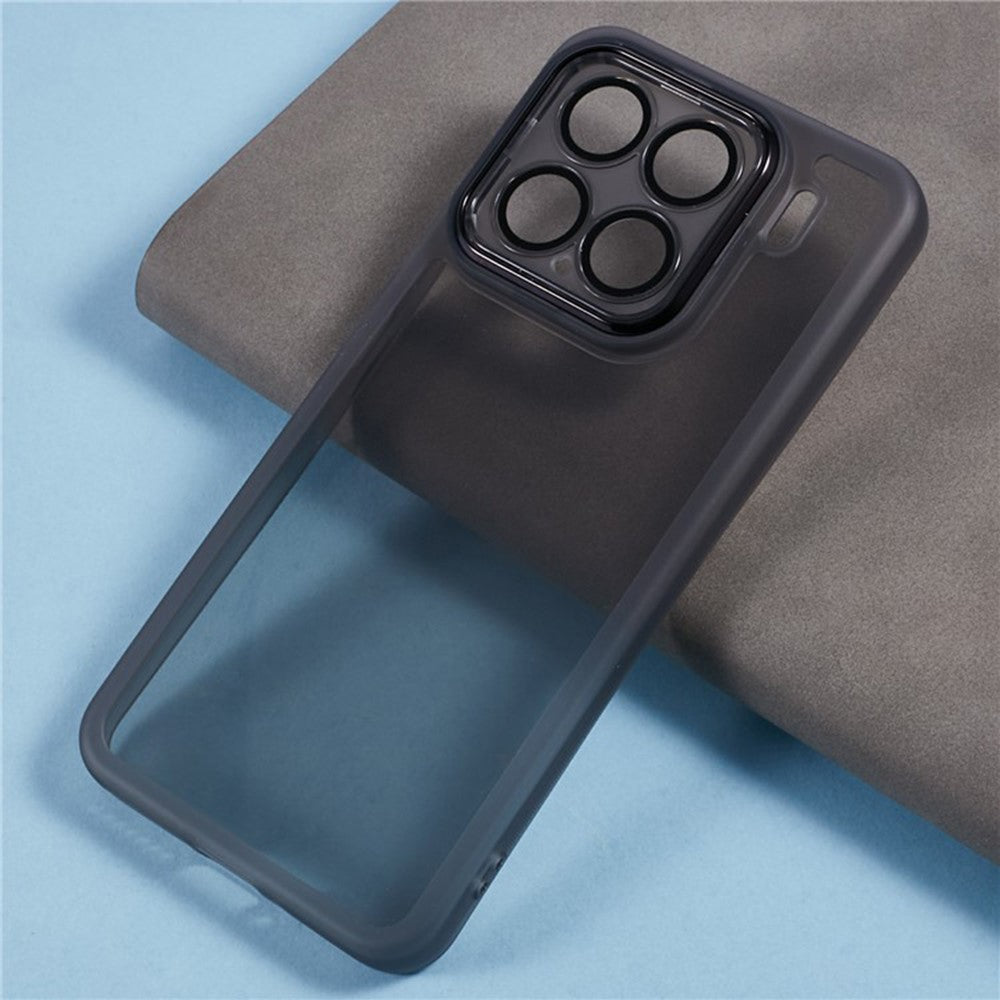 WANLONFENG DKSM Series for Xiaomi 15 TPU Case Electroplated Frame with Tempered Glass