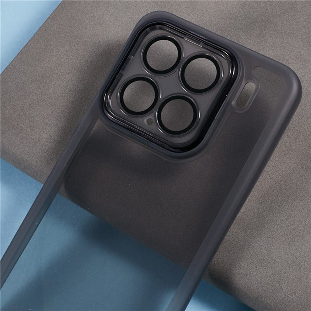 WANLONFENG DKSM Series for Xiaomi 15 TPU Case Electroplated Frame with Tempered Glass