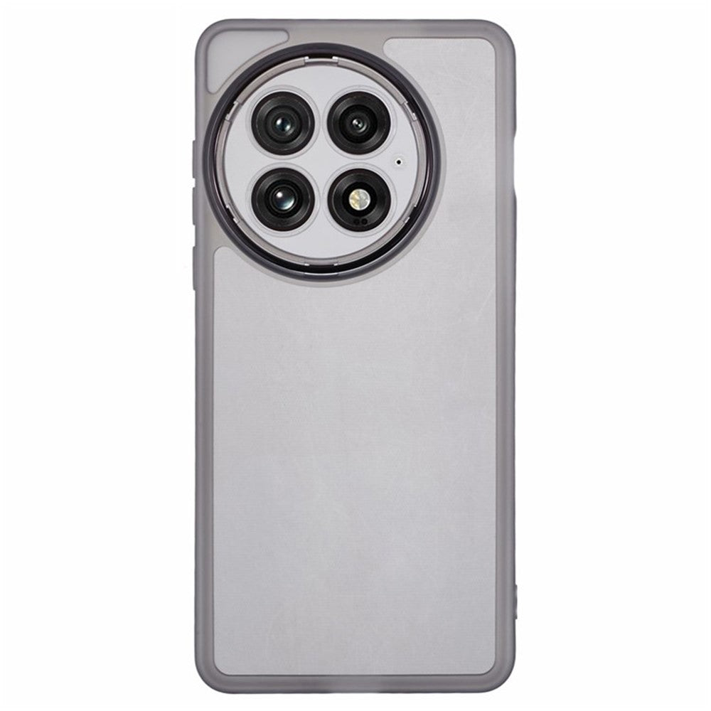 WANLONFENG DKSM Series for OnePlus 13 TPU Case Electroplated Frame with Tempered Glass