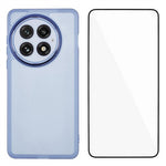 WANLONFENG DKSM-serien för OnePlus 13 TPU-skal med elektropläterad ram och härdat glas