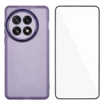 WANLONFENG DKSM-serien för OnePlus 13 TPU-skal med elektropläterad ram och härdat glas