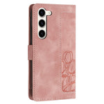 For Samsung Galaxy S23+ Case Tulip Leather Phone Cover with 5 Card Slots Wallet