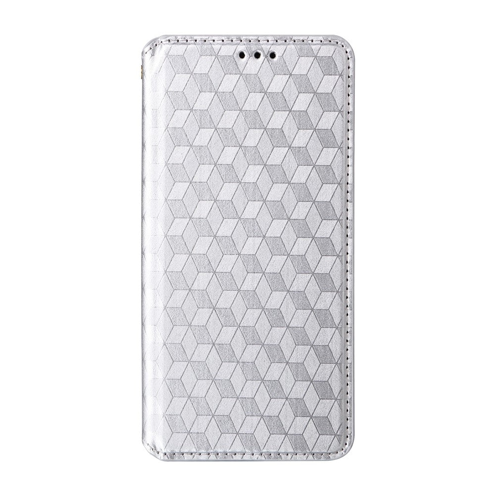 For Oppo Find X8 Pro 5G Wallet Case Rhombus Imprinted Leather Phone Cover