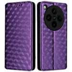 For Oppo Find X8 Pro 5G Wallet Case Rhombus Imprinted Leather Phone Cover