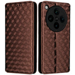 For Oppo Find X8 Pro 5G Wallet Case Rhombus Imprinted Leather Phone Cover