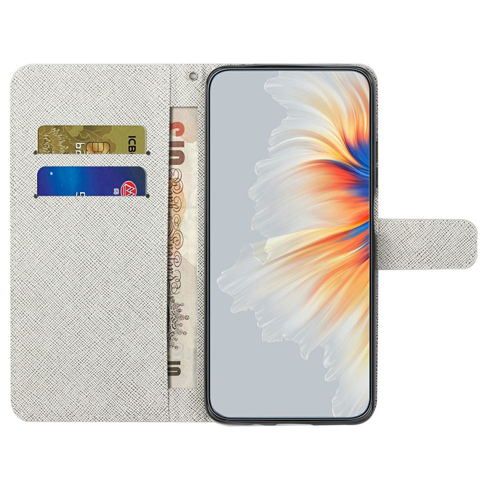 Til Samsung Galaxy A18 5G / A17 5G / A17 4G / A26 5G Etui Mønsterprint PU Læder Pung Telefoncover Kryds Tekstur