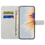 Samsung Galaxy A18 4G / A18 5G / A17 4G / A17 5G / A26 5G skal mönster tryck PU-läder plånboksfodral korsstruktur