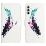 Til Samsung Galaxy A18 5G / A17 5G / A17 4G / A26 5G Etui Mønsterprint PU Læder Pung Telefoncover Kryds Tekstur