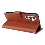 For Samsung Galaxy S25+ / S24+ Case Wallet Stand View PU Leather Phone Cover