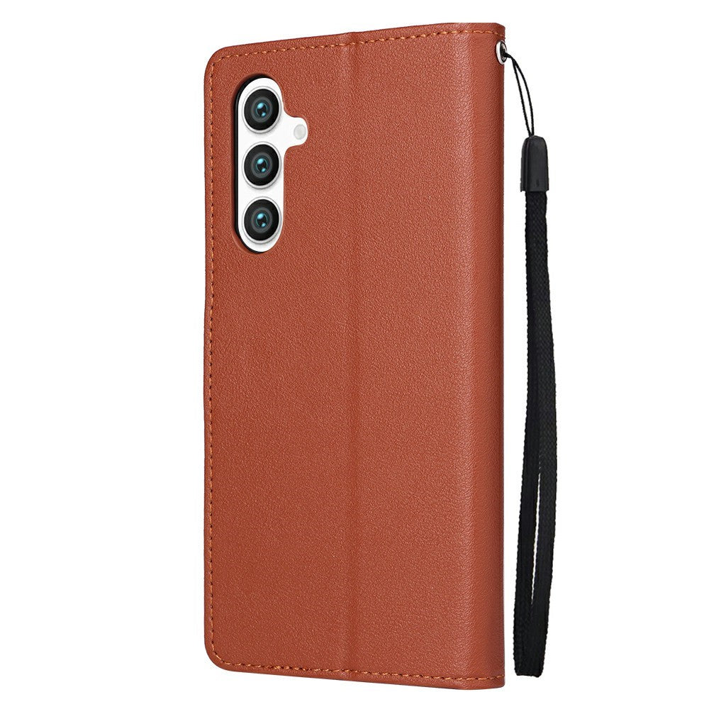 Samsung Galaxy S25+ / S24+ Plånboksfodral med stativ och PU-läder