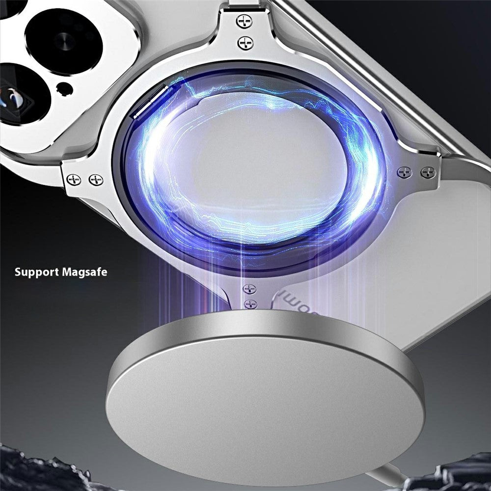 For Xiaomi 15 Kickstand Case Metal Bumper Magnetic Phone Cover