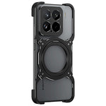 For Xiaomi 15 Kickstand Case Metal Bumper Magnetic Phone Cover