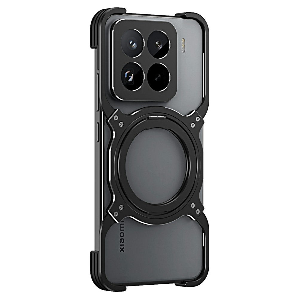 Xiaomi 15 Pro Stödskal Metall Stötfångare Magnetiskt mobilskydd