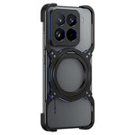 For Xiaomi 15 Pro Kickstand Case Metal Bumper Magnetic Phone Cover
